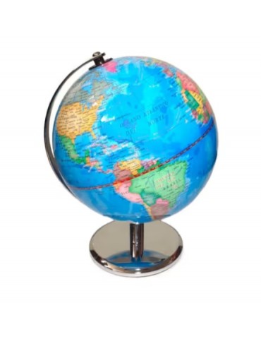 GLOBO TERRAQUEO 20CM BASE METAL 
